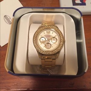 Women Watch Fossil Gold